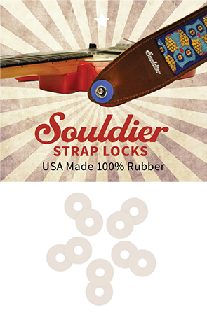 Rubber Strap Locks - Set of 5 (10 Pieces) - White