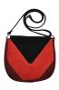 The Kingston Bag - Red, Black, and Burgundy
