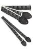 SKULL LACE BLACK DBL